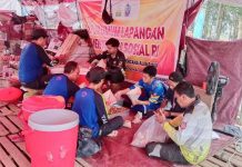 Dapur Umum Tagana Kalsel Siapkan 6.000 Porsi Makan per Hari di Aceh Tamiang