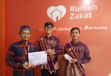 Mahasiswa ULM Titipkan Donasi untuk Aceh dan Sumatera ke Rumah Zakat Kalsel