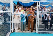 Gubernur Muhidin Resmikan Lapangan Tenis Binda Kalsel